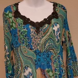 Bohemian blouse (multicolored)